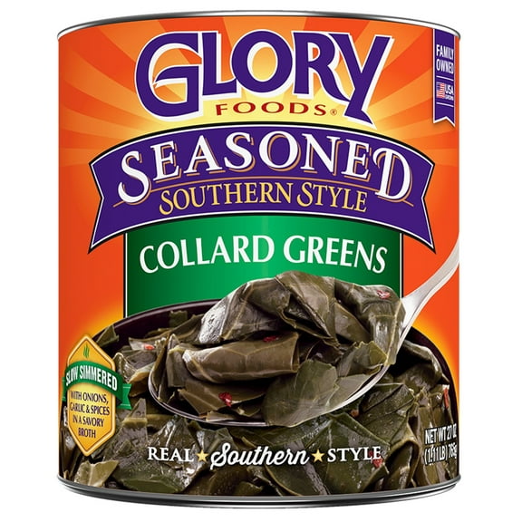 Glory Collard Greens 98 oz. | Canned Vegetables | Pack of 1