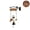 A, variant on Halloween Swing Ghost Reading Book Wall Hanging Doorbell Decor, Bell Ornament with Metal Mount Bracket, Cute Front Door Chime for Porch Farmhouse Halloween Outdoor Decoration