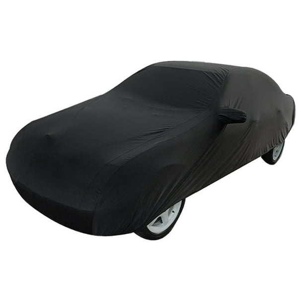 Durable Outdoor Stormproof Waterproof BreathableBlack Car Cover For