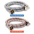 thumbnail image 6 of Watflow Washing Machine Hoses Stainless Steel (2 Count), 6 of 6