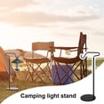 thumbnail image 4 of Visland 1 Set Camping Lantern Stand Height Adjustable Foldable Portable Heavy Duty Metal Outdoor Hiking Tent LED Light Pole Holder Hook Hanger Rack, 4 of 8