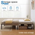 thumbnail image 5 of Twin Bed Frame 800lbs Heavy Duty Metal Platform No Box Spring Needed with Steel Slat Support, Easy Assembly,Noise-Free 16 Inch Twin, 5 of 5