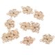 thumbnail image 4 of 20 piezas Pendientes de Conectores de bucles Collar de gota para el oído Colgantes de Yuyangstore Pendiente de la flor cuelga los hallazgos, 4 of 8