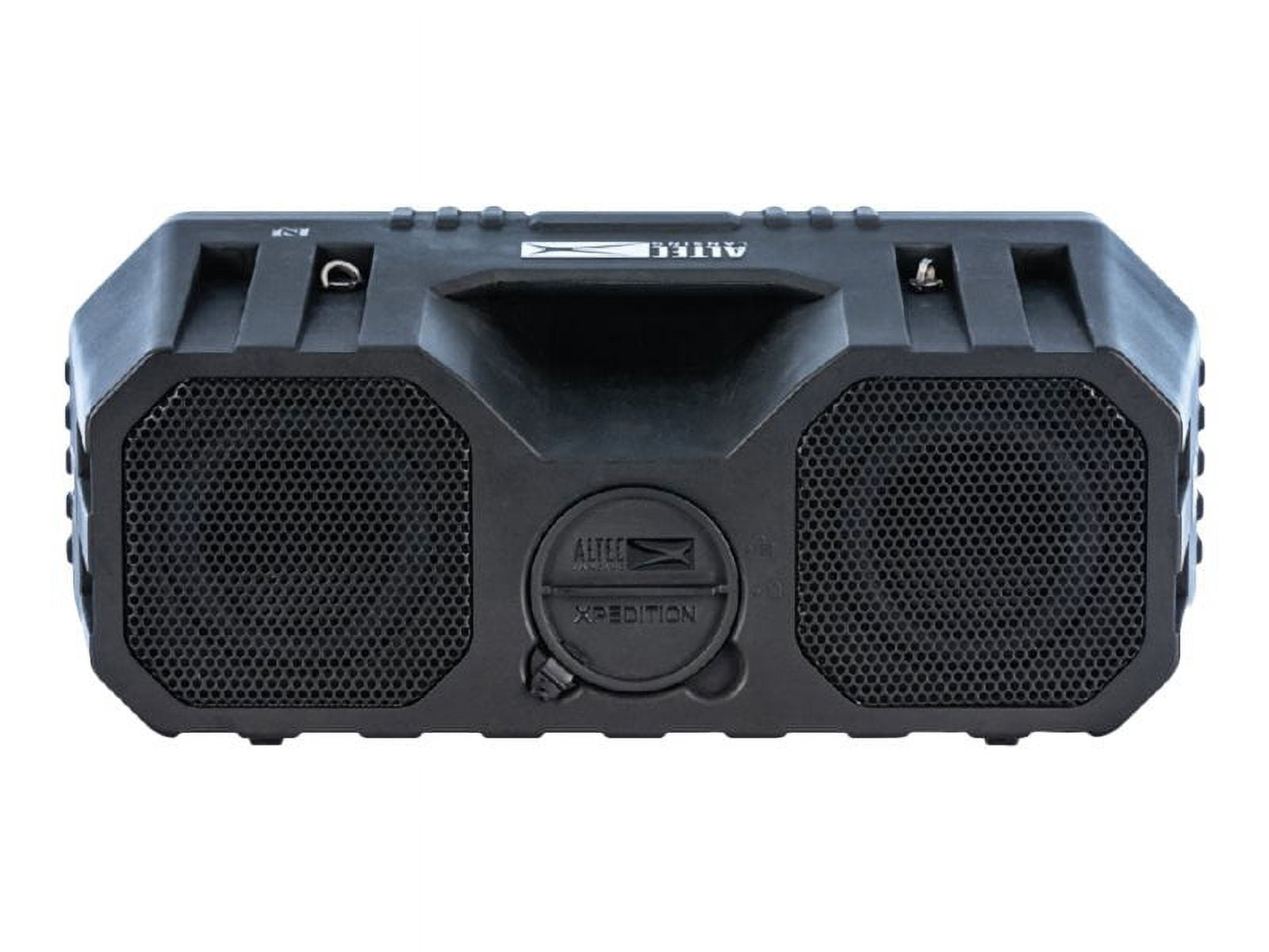 Altec Lansing Portable Bluetooth Speaker with Waterproof, Black