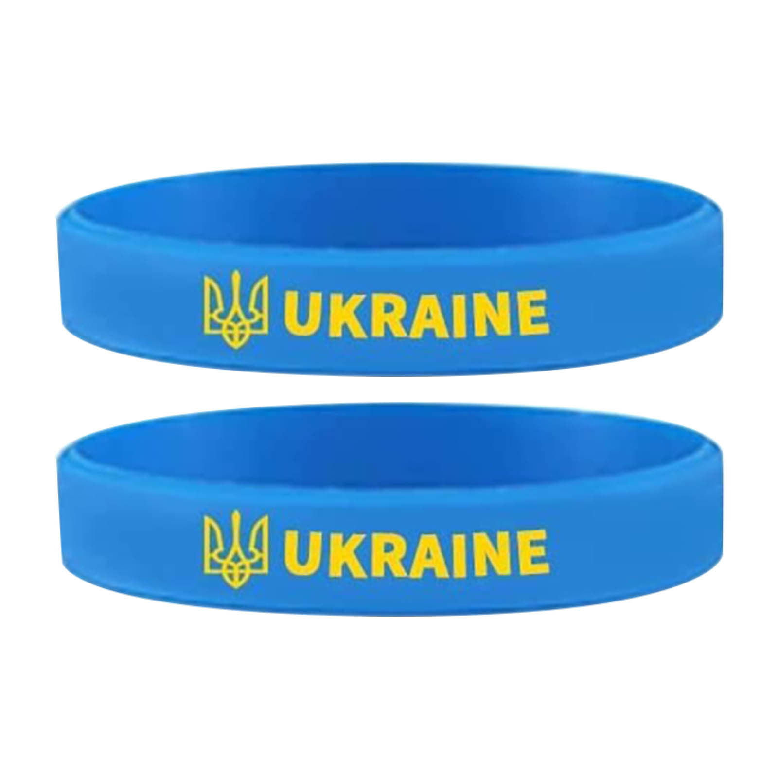 Ukraine National Flag Bracelet Elastic Silicone Wristband NEW