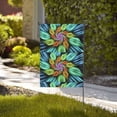 thumbnail image 4 of Wukai Hippie Style Garden Flags Double Sided Welcome Garden Yard House Flags Outside Outdoor House (Only Flag), 4 of 8