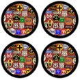 thumbnail image 2 of Silicone Non-Slip Drink Coasters with Removable Printed Absorbent Felt Pad - Set of 4 - Gas Station Signs - Image by Dan Morris, 2 of 3