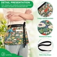 thumbnail image 4 of Yayeee Waist Apron with Pockets for Cooking Waterproof Half Server Aprons, Beige Floral Garden, 4 of 7