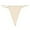 Beige-c, variant on Breathable Seamless Thong Underwear, Women's Lace with Rhinestones, Stretch Comfort Fit Panties for Everyday Wear