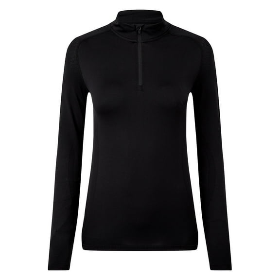 TriDri Womens Seamless 3D Fit Multi Sport Performance Zip Top