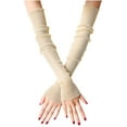 thumbnail image 1 of Womens Summer Lace Arm Sleeves Gold Silver Silk Sun Protection Sleeves, 1 of 9
