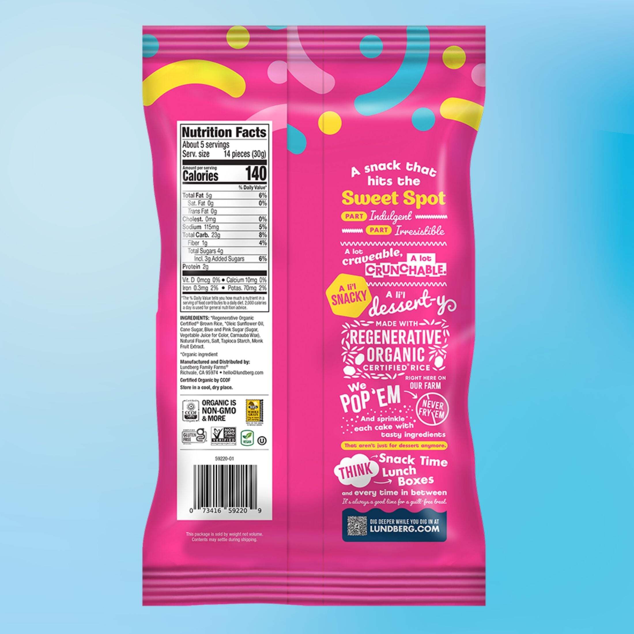 Lundberg Sweet Cakes, Birthday Cake - 6ct, 5oz
