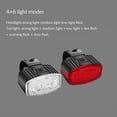 thumbnail image 2 of Naiovety 2 luces para bicicleta, lámpara para manillar, suministros para ciclismo, faros para bicicletas, tira trasera, equipo para exteriores, Type2 NO2, 2 of 6