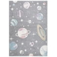 thumbnail image 2 of SAFAVIEH Carousel Kids World of Planets Area Rug, Gray/Lavender, 6'7" x 9', 2 of 10