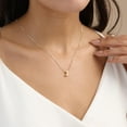 thumbnail image 5 of Bubble Initial Necklaces Dainty Gold Letter Necklace 14K Gold Plated Cute Name Choker Necklaces for Women Trendy Gold Personalized Jewelry Gift for Women, 5 of 6