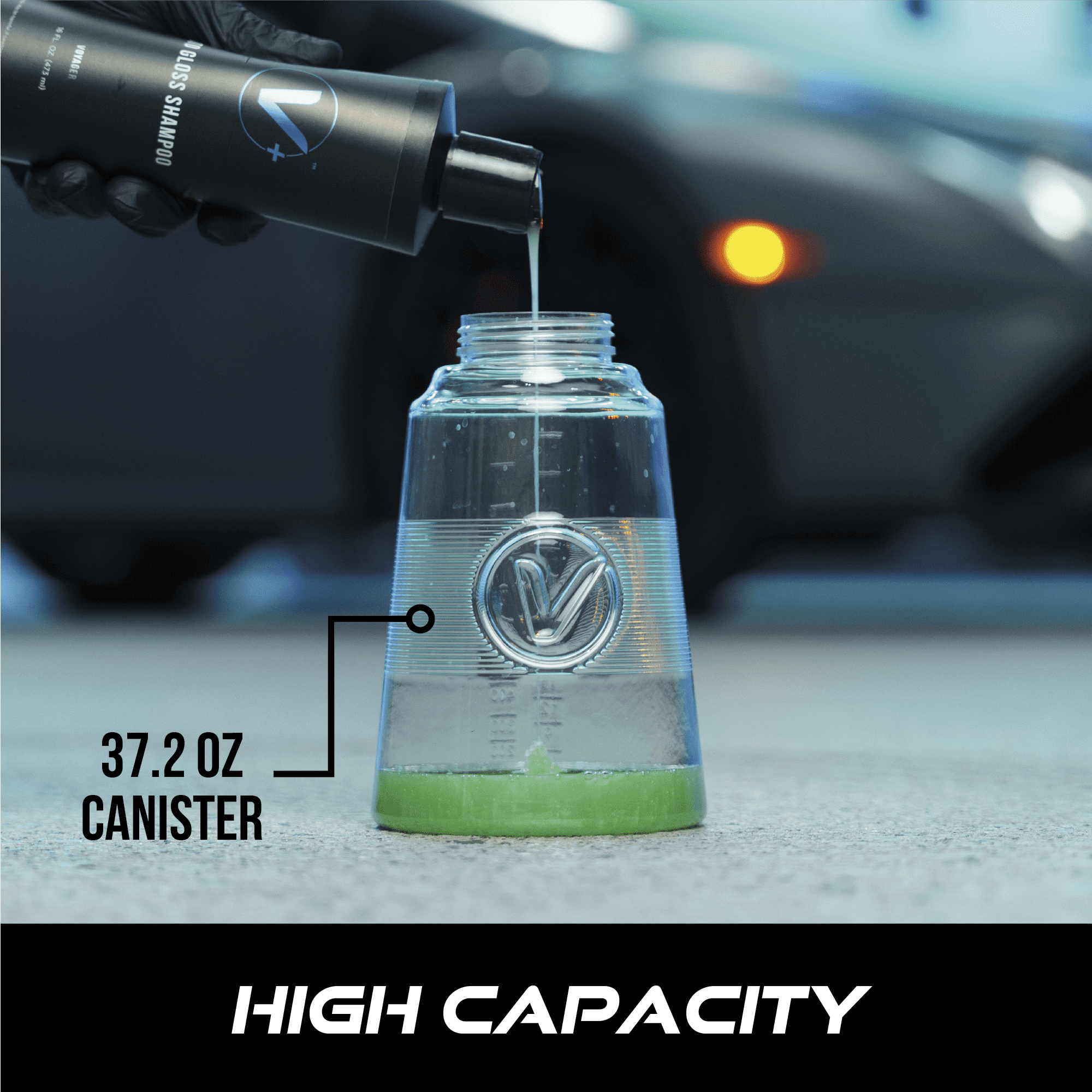 VIKING Professional Foam Cannon for Car, Adjustable Spray Nozzle, 1.1 Liter Soap Canister, 1/4" Quick Connect Plug for Pressure Washer