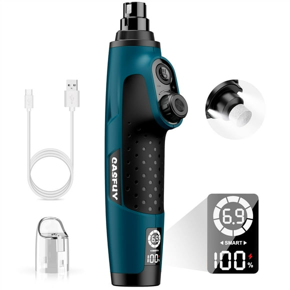 Molinillo de uñas para perros Casfuy Smart de 6 velocidades con un 50% más de potencia