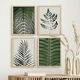 thumbnail image 4 of PixonSign Framed Wall Art Green Forest Fern Tree Leaf Prints, Set of 4 Plant Landscape Wall Decor Arts, Nature Floral Wall Décor, Adhesive Canvas Poster, Modern Home Artwork - 8"x10" Natural, 4 of 5