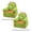 O904 Green 21.7x22.4" 2Pack, variant on 2Pcs Folding Children'S Sofa Backrest Armchair 2 In 1 Folding Children'S Sofa Cute Cartoon Lazy Sofa Baby Chairs Comfy Foldable Couch & Reading Chair Without Padding or Padding Core Sofa Cover