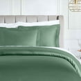 thumbnail image 6 of BNM Egyptian Cotton 850 Thread Count Duvet Cover Set, King/California King, Green, 6 of 6