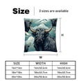thumbnail image 5 of Yak Velvet Throw Pillow Covers with Unique Patterns - Set of 2, 16x16, 18x18, 20x20 Inches or Living Room, Bedroom, and More!, 5 of 6