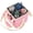 Pink, variant on Austok 4 Cup Drink Carrier with Handle & Strap Reusable Insulated Bag for Delivery Foldable Drink Caddy for Hot & Cold Drinks Portable Water Bottle Bag for Travel
