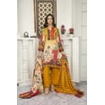 thumbnail image 2 of Pakistani Linen Salwar Kameez Indian Dresses for Women Ready to Wear 3 Pieces (2X-Large, Honey), 2 of 6