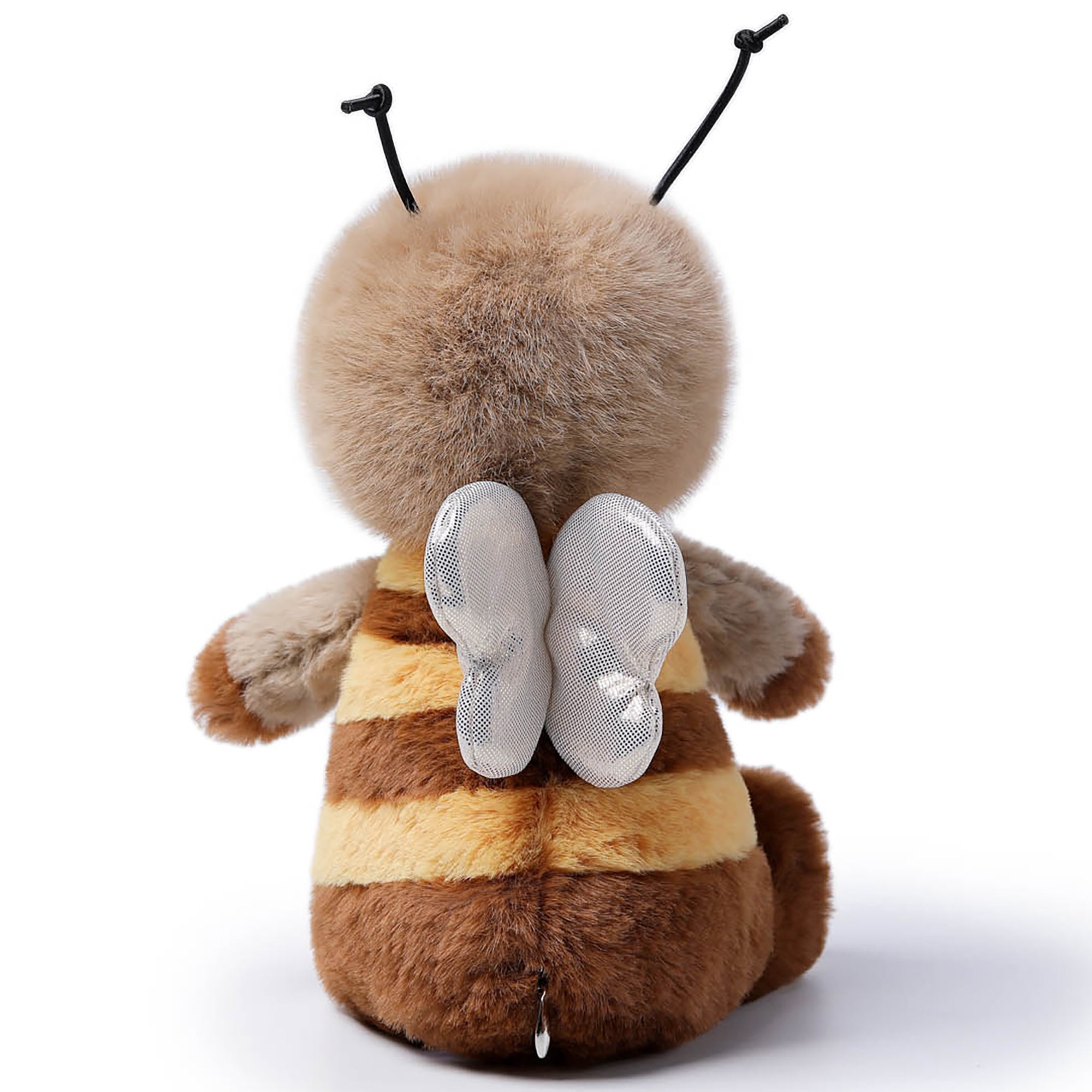 McHugs: Garden Series - Brownie Bee - 7" Brown & Yellow Stuffed Animal Plush, Soft Weighted Cuddle Toy, Cozy Comfort Play Companion, Baby-Toddler-Kids