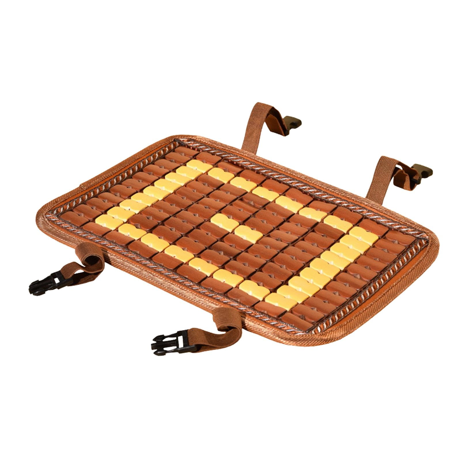 Stool Chair Cushion Cooling Mat Bamboo Sitting Pad Rectangular Anti