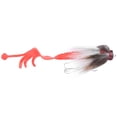 thumbnail image 2 of Señuelo de pesca de resina con forma de ratón de simulación, aparejo de cebo suave con anzuelo triple doble, color blanco, 2 of 10
