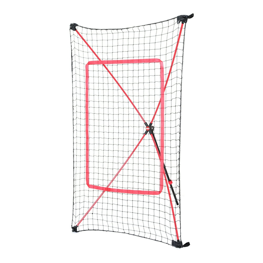 NET PLAYZ PitchBack Portable Baseball Rebound Net, 5FT x 3FT, Quick Set