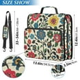 thumbnail image 2 of FORMRS Zipper Binder with Shoulder Strap 1.5-inch Ring 500 Sheet Capacity File Bag, Vibrant Floral, 2 of 5