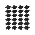 thumbnail image 1 of Protection Black Plastic Fence Post Cap For 4X4 Inches Posts Set Of 12, 1 of 8