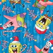 Nickelodeon SpongeBob SquarePants Christmas Gift Wrap