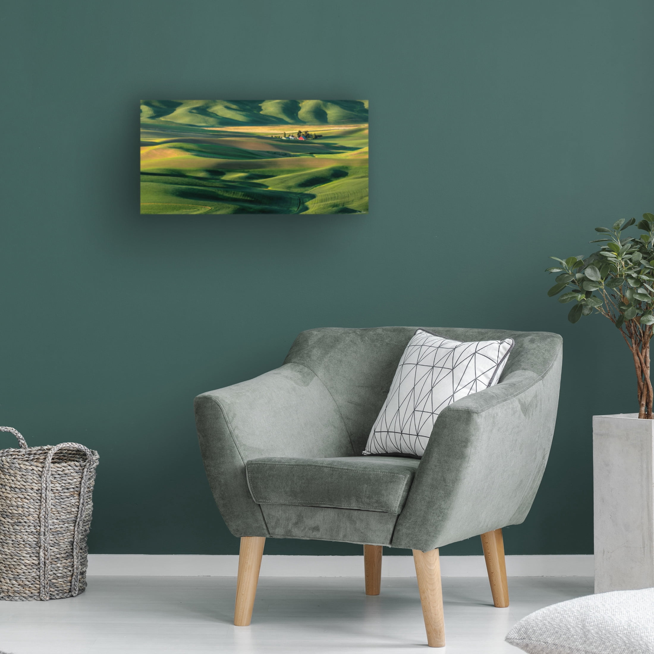 Trademark Fine Art David Drost  The Palouse Countryside  II Canvas Wall Art
