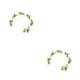 thumbnail image 4 of Moyic Guirnalda de flores artificiales para puerta, falsa, accesorios para el hogar, colgante colgante, accesorios de vacaciones, boda, Blanco 1.8 m 2Conjunto, 4 of 6