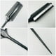 thumbnail image 5 of Juego de 4 cepillos negros para alisar y seccionar, peine de doble cara para cardar los bordes, separar y peinar el cabello para bailes de salón, 5 of 7