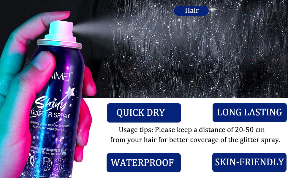 ErinaDanzwear - SHAKE ME UP !!! YOFI glitter spray for hair, body