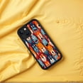 thumbnail image 4 of Colorful Cartoon Foxes & Cats iPhone 15 Case - Lightweight Yellowing Resistant Fun Design with Cheerful Expressions, 4 of 6