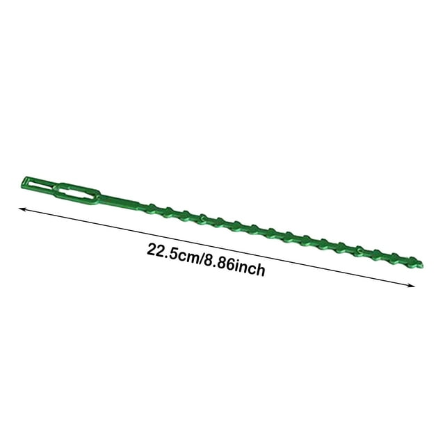 JJKBVCLO Reusable Plastic Fishbone Ties For Gardening Outdoor Indoor Bundling Wires Flowers With 20pcs Pack Two Sizes Included
