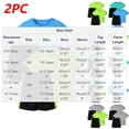 thumbnail image 3 of hengsof 2PC Toddler Boys Clothes Mesh Athletic Summer Short Sleeve T-Shirt and Shorts Kids Outfit Set Loose Casual Wear 5-14 Year, 3 of 4