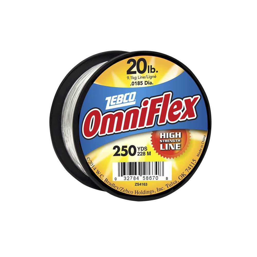 Zebco Omniflex Monofilament Fishing Line, 20Pound Tested