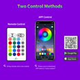 thumbnail image 4 of czcpp-Hamlite TV Backlight for 70 75 82 inch TV, 18ft Bluetooth Led Strip Lights Sync with Music, RGB Color Changing Bias Lighting with Remote and App Control, USB Powered, for TV/PC Monitor, Gaming, 4 of 4