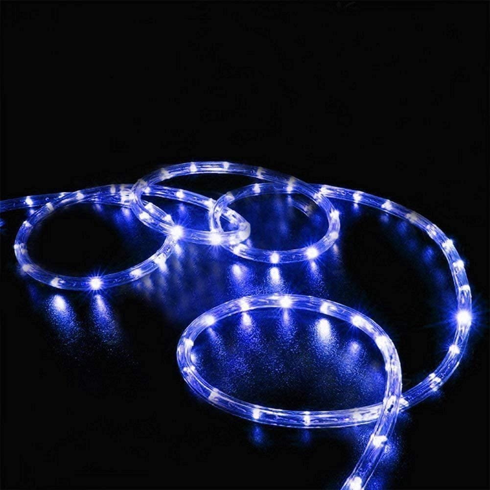 Solar Rope Lights Outdoor Waterproof ,23FT 50LED PVC Tube String Lights with 8 Modes for Garden,Yard, Path, Fence, Stairs, Backyard, Patio Decorative (Blue)