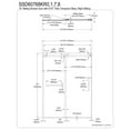 thumbnail image 5 of Kingston Brass Prato Frameless Sliding Shower Door 60" L x 76" H, Right Handed, Matte Black, 5 of 7