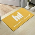 thumbnail image 5 of Yellow Entrance Door Mat Indoor Outdoor Carpet With Durable Pvc Material, Anti Skid Surface And Dust Trap Design For Entryway Hallway Home Decor, 5 of 7