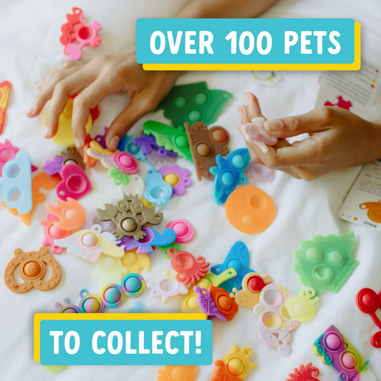 Official POP IT! Pets - Mystery Bag | 5 Pets in Each Bag | Mini Pop It!  Collectables | Cute Fidget and Sensory Toy | Over 100 Companions to Collect