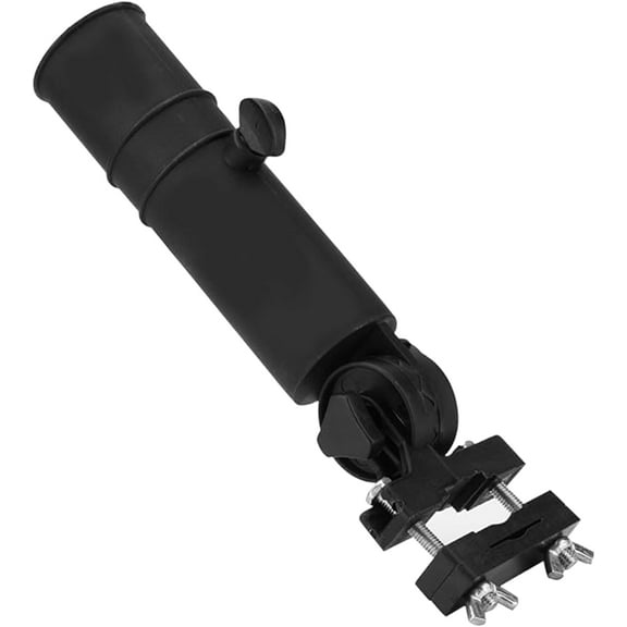 Golf Cart Umbrella Holder Stand, Adjustable Universal Umbrella Clamp for Chair，Black
