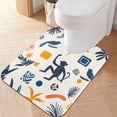 thumbnail image 2 of Yayeee Bath Rug for Bathroom Floor Non Slip Rectangle Fluffy Soft Absorbent Mat, 16"x24", Playful Forest, 2 of 7