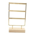 thumbnail image 1 of Soporte para pendientes, básico de madera, ideal para colgar pendientes grandes con agujeros y joyería metálica. 3 capas, 1 of 9